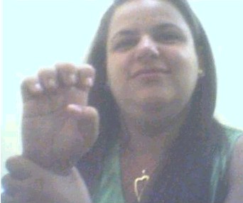 Elaine professora de LIBRAS